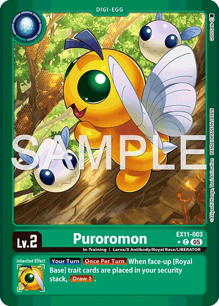 Puroromon [EX11-003] (Limited Foil) [Dawn of Liberator] | Black Swamp Games