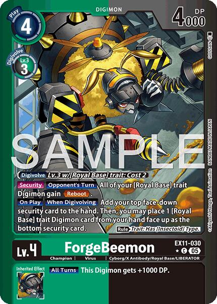 ForgeBeemon [EX11-030] (Limited Foil) [Dawn of Liberator] | Black Swamp Games