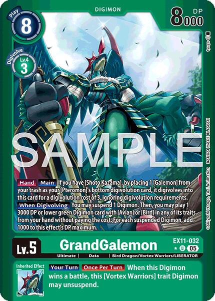 GrandGalemon [EX11-032] (Limited Foil) [Dawn of Liberator] | Black Swamp Games