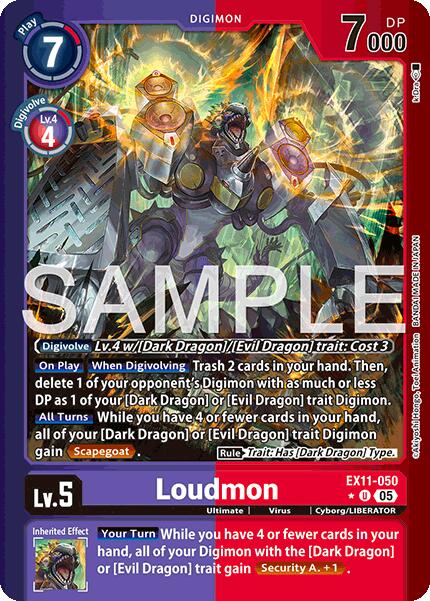 Loudmon [EX11-050] (Limited Foil) [Dawn of Liberator] | Black Swamp Games