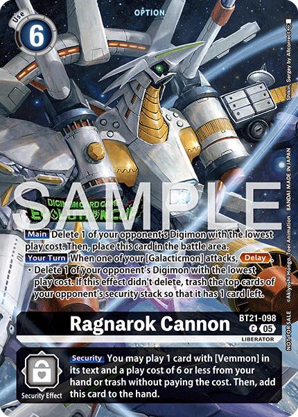 Ragnarok Cannon [BT21-098] (Evolution Cup 2026 Vol. 1 Top 4) [World Convergence] | Black Swamp Games