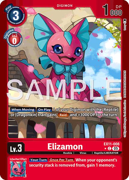 Elizamon [EX11-008] (Limited Foil) [Dawn of Liberator] | Black Swamp Games
