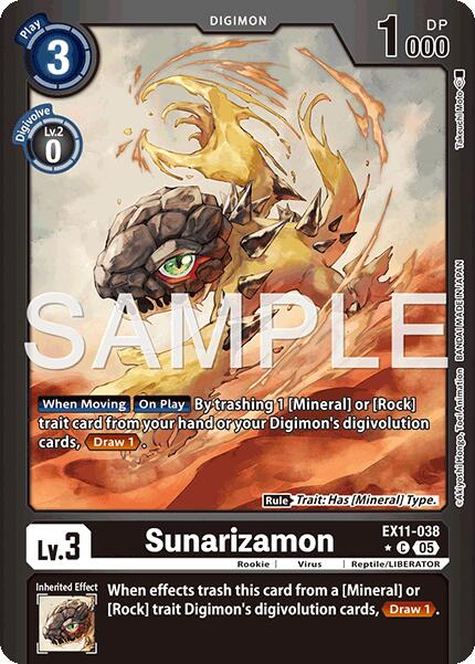 Sunarizamon [EX11-038] (Limited Foil) [Dawn of Liberator] | Black Swamp Games
