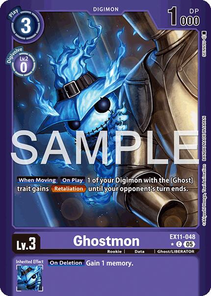 Ghostmon [EX11-048] (Limited Foil) [Dawn of Liberator] | Black Swamp Games