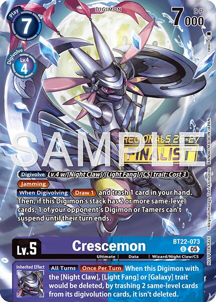 Crescemon [BT22-073] (Regionals 26-27 Season 1 Finalist) [Cyber Eden] | Black Swamp Games