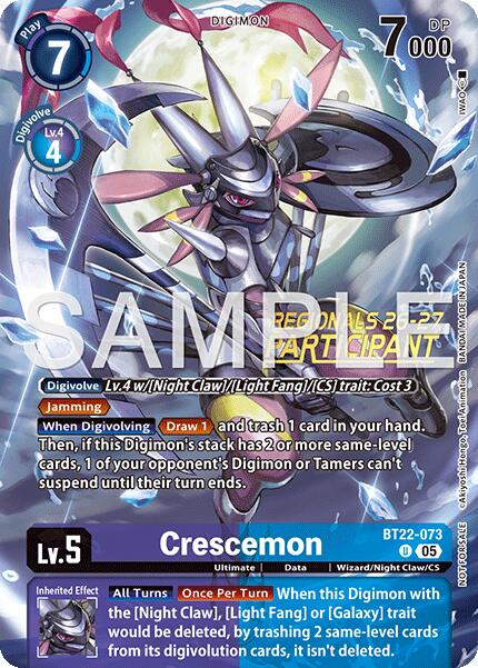 Crescemon [BT22-073] (Regionals 26-27 Season 1 Participant) [Cyber Eden] | Black Swamp Games