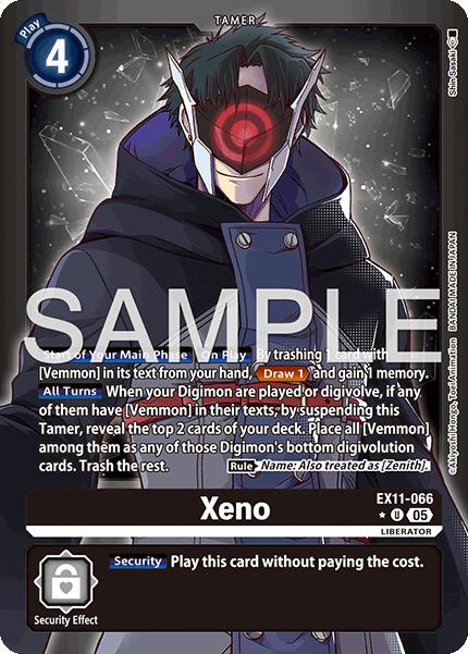 Xeno [EX11-066] (Limited Foil) [Dawn of Liberator] | Black Swamp Games