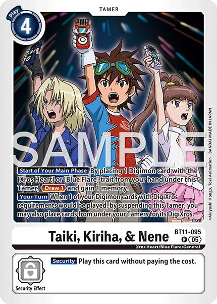 Taiki, Kiriha, & Nene [BT11-095] [Advanced Booster Digimon Generation] | Black Swamp Games