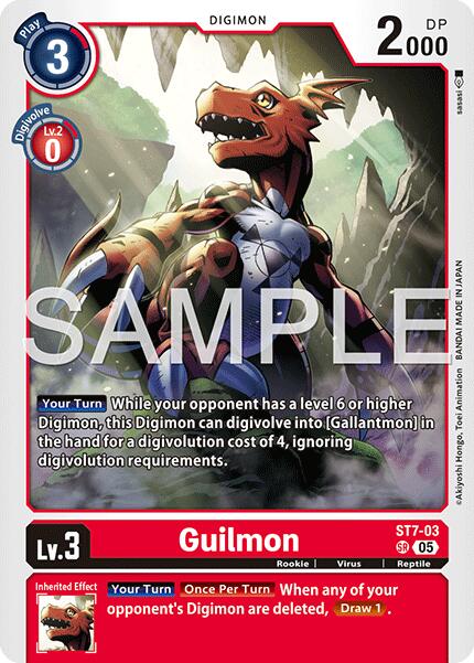 Guilmon [ST7-03] - ST7-03 [Advanced Booster Digimon Generation] | Black Swamp Games