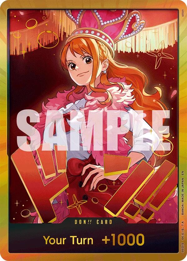 DON!! Card (Nami) (Gold) [Extra Booster: One Piece Heroines Edition] | Black Swamp Games