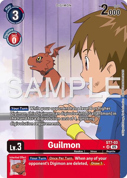 Guilmon [ST7-03] - ST7-03 (Alternate Art) [Advanced Booster Digimon Generation] | Black Swamp Games
