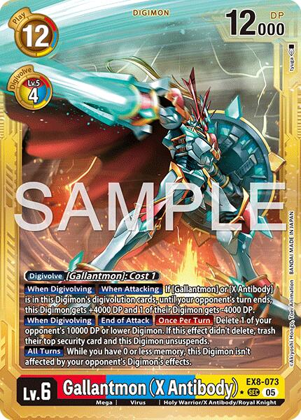 Gallantmon [EX8-073] (X Antibody) (Alternate Art) [Advanced Booster Digimon Generation] | Black Swamp Games