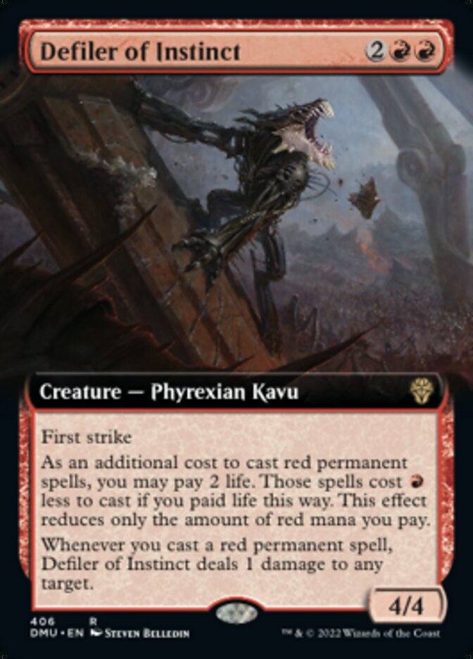 Defiler of Instinct (Extended Art) [Dominaria United] | Black Swamp Games