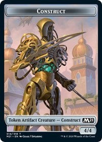 Construct // Zombie Double-Sided Token [Core Set 2021 Tokens] | Black Swamp Games