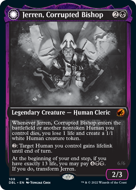 Jerren, Corrupted Bishop // Ormendahl, the Corrupted [Innistrad: Double Feature] | Black Swamp Games