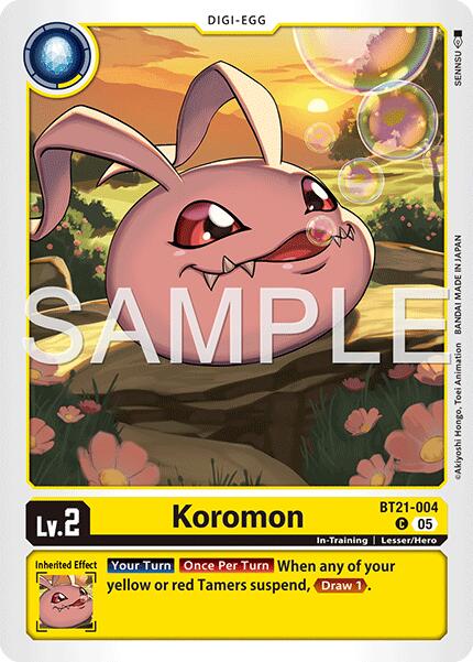 Koromon [BT21-004] [Advanced Booster Digimon Generation] | Black Swamp Games