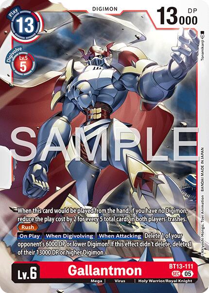 Gallantmon [BT13-111] [Advanced Booster Digimon Generation] | Black Swamp Games