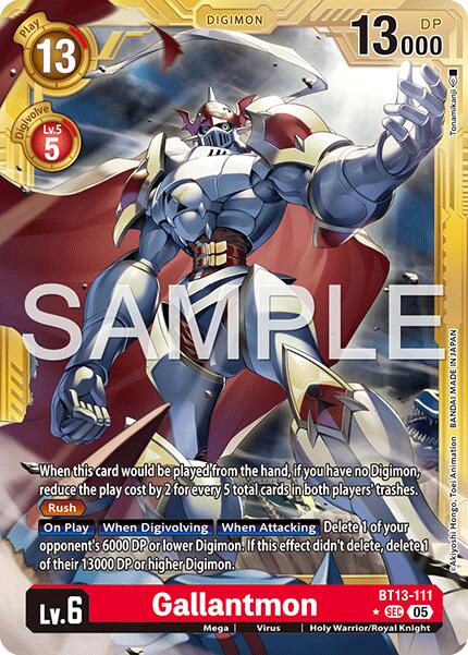 Gallantmon [BT13-111] (Alternate Art) [Advanced Booster Digimon Generation] | Black Swamp Games