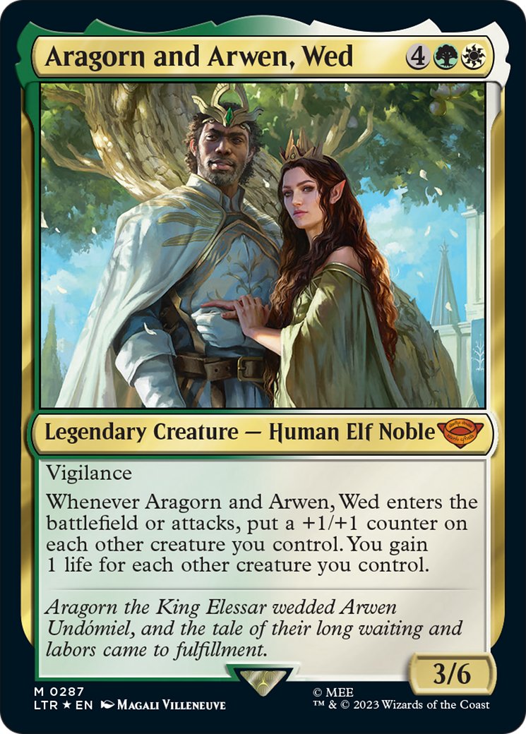 Aragorn and Arwen, Wed [The Lord of the Rings: Tales of Middle-Earth] | Black Swamp Games