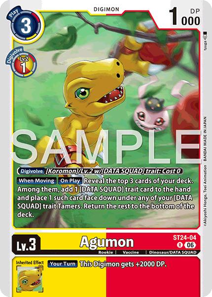 Agumon [ST24-04] [Starter Deck: Data Squad] | Black Swamp Games