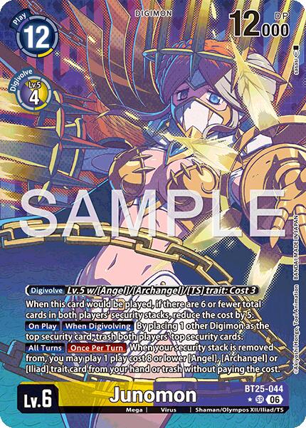 Junomon [BT25-044] (Alternate Art) [Dual Revolution] | Black Swamp Games