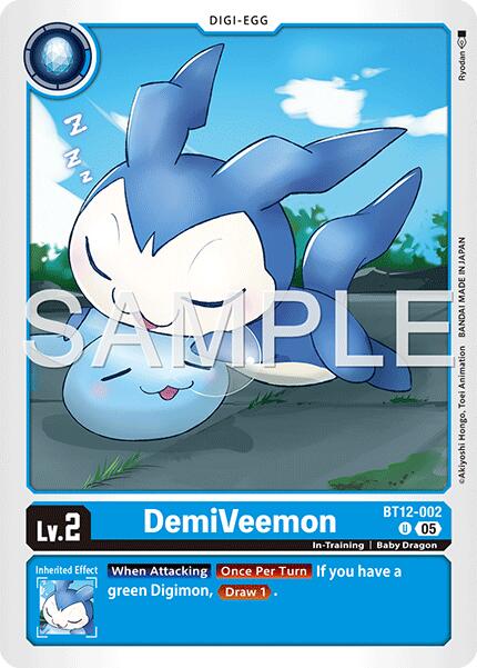 DemiVeemon [BT12-002] (Foil Reprint) [Advanced Booster Digimon Generation] | Black Swamp Games