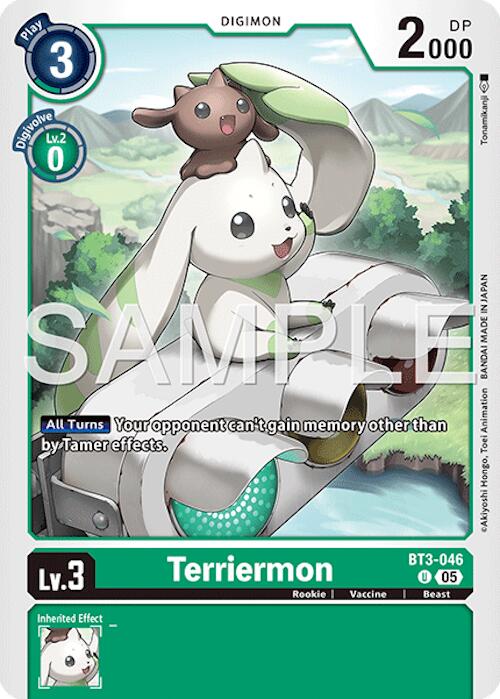 Terriermon [BT3-046] (Foil Reprint) [Advanced Booster Digimon Generation] | Black Swamp Games