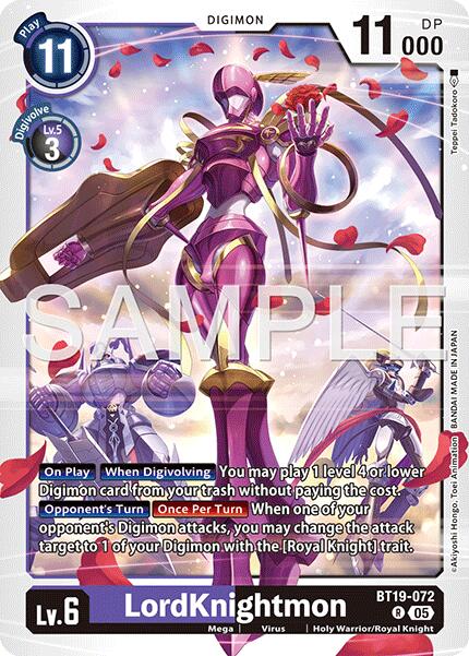 LordKnightmon [BT19-072] (Reprint) [Advanced Booster Digimon Generation] | Black Swamp Games