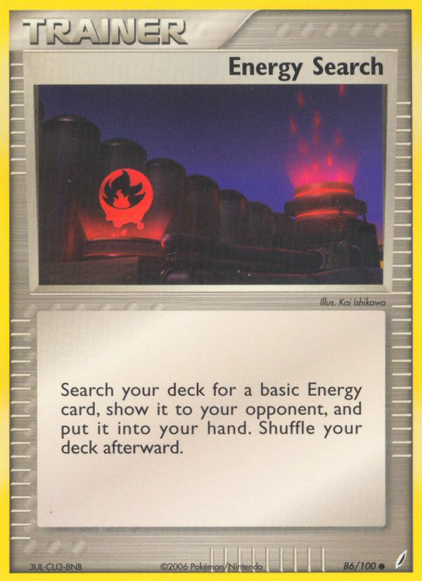 Energy Search (86/100) [EX: Crystal Guardians] | Black Swamp Games