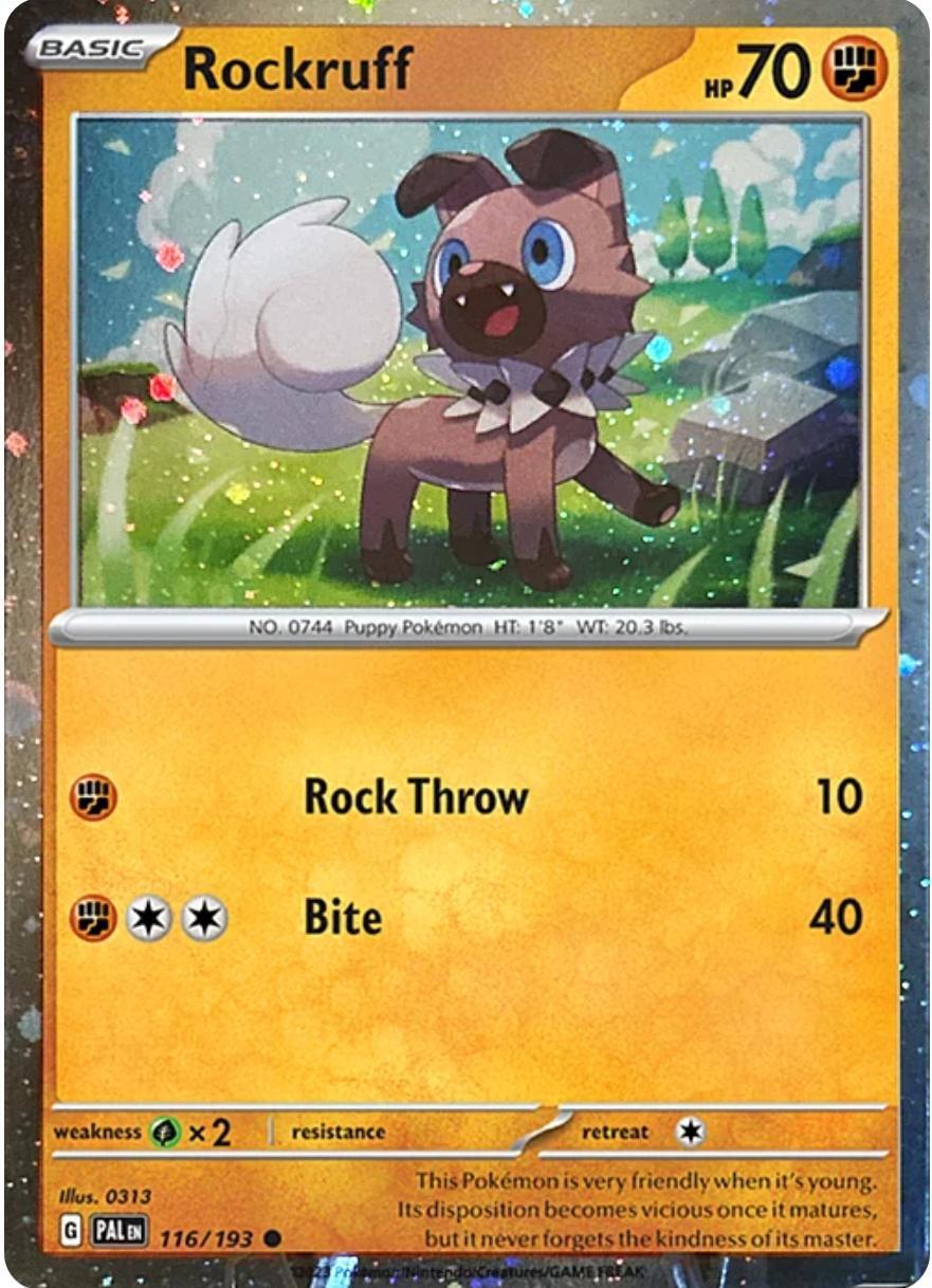 Rockruff (116/193) (Cosmos Holo) [Scarlet & Violet: Black Star Promos] | Black Swamp Games