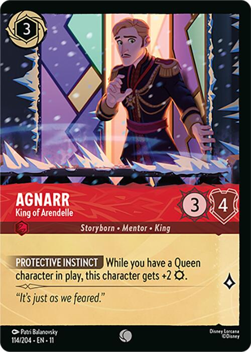 Agnarr - King of Arendelle (Foil) (114/204) [Winterspell] | Black Swamp Games