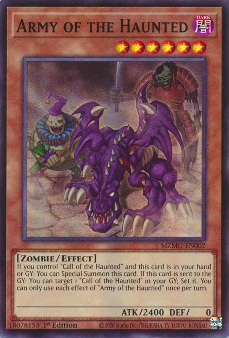 Army of the Haunted [MZMU-EN002] Super Rare | Black Swamp Games