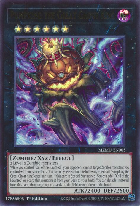 Pumpking the Great Ghost King [MZMU-EN005] Ultra Rare | Black Swamp Games