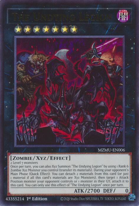 The Undying Legion [MZMU-EN006] Ultra Rare | Black Swamp Games