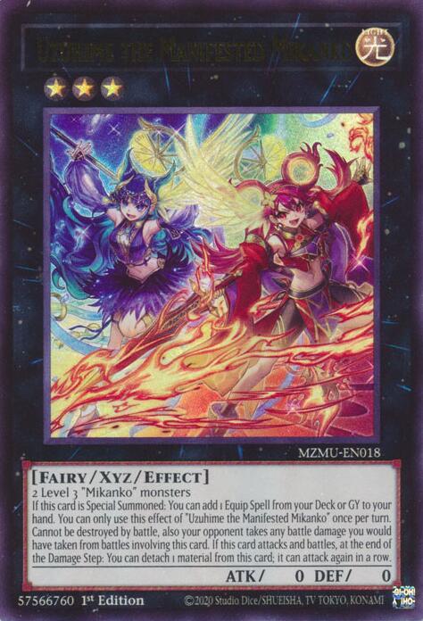 Uzuhime the Manifested Mikanko [MZMU-EN018] Ultra Rare | Black Swamp Games