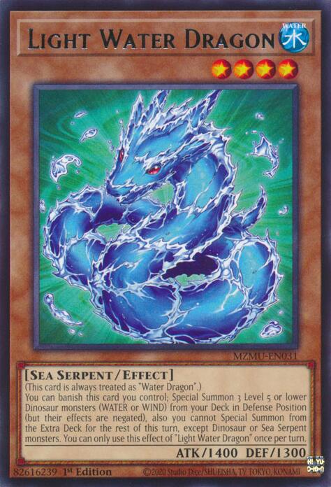 Light Water Dragon [MZMU-EN031] Rare | Black Swamp Games