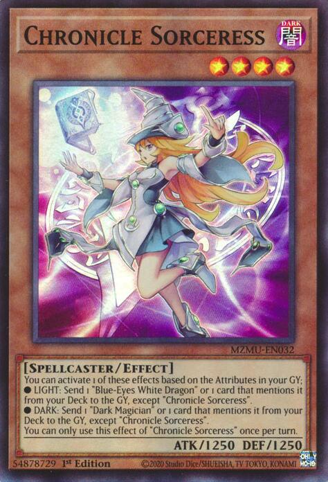 Chronicle Sorceress [MZMU-EN032] Super Rare | Black Swamp Games