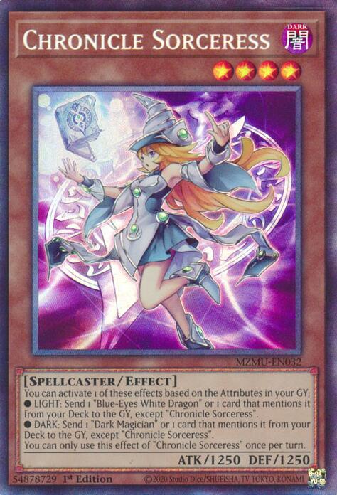 Chronicle Sorceress (Collector's Rare) [MZMU-EN032] Collector's Rare | Black Swamp Games