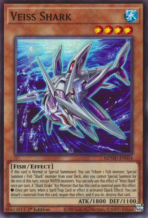 Veiss Shark [MZMU-EN034] Super Rare | Black Swamp Games