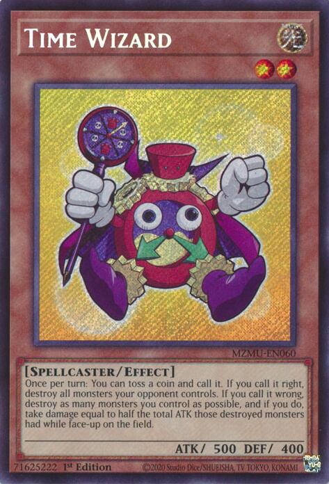 Time Wizard [MZMU-EN060] Secret Rare | Black Swamp Games