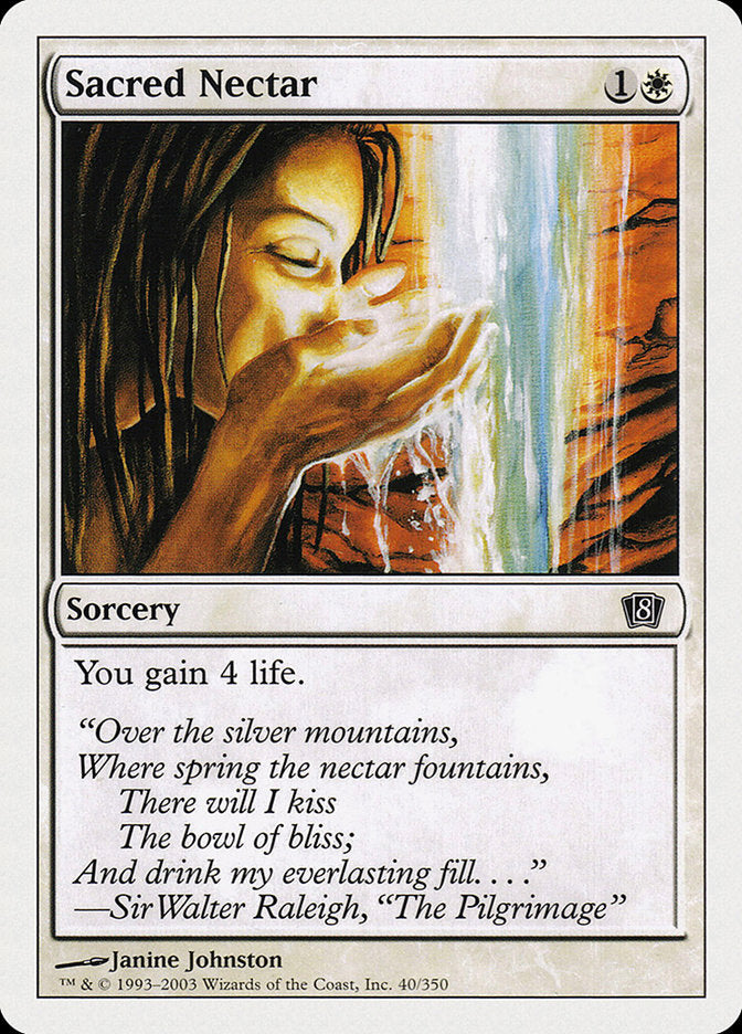 Sacred Nectar [Eighth Edition] | Black Swamp Games