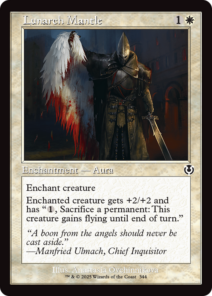 Lunarch Mantle (Retro Frame) [Innistrad Remastered] | Black Swamp Games