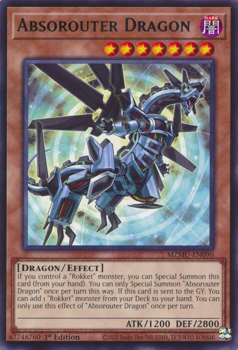 Absorouter Dragon [MZMU-EN090] Rare | Black Swamp Games