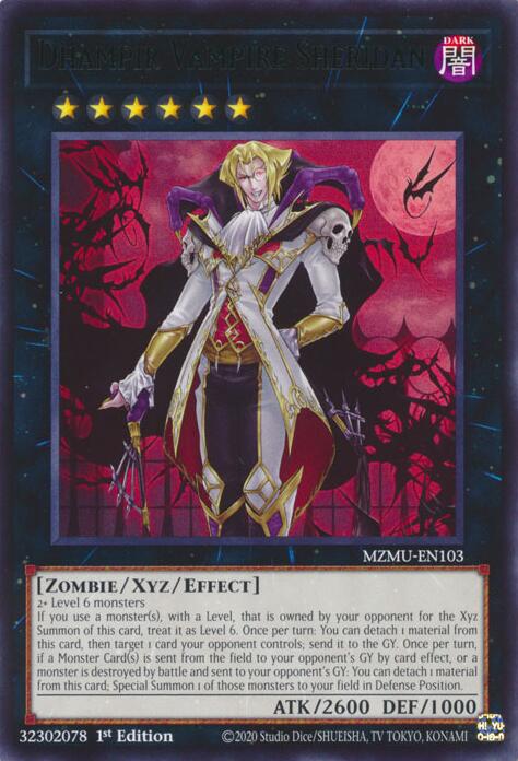 Dhampir Vampire Sheridan [MZMU-EN103] Rare | Black Swamp Games