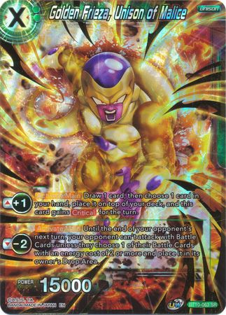 Golden Frieza, Unison of Malice (BT10-063) [Rise of the Unison Warrior 2nd Edition] | Black Swamp Games