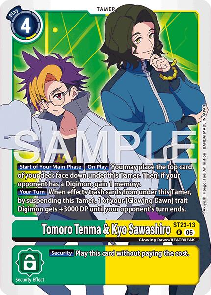 Tomoro Tenma & Kyo Sawashiro [ST23-13] [Starter Deck: Beatbreak] | Black Swamp Games