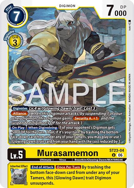 Murasamemon [ST23-04] [Starter Deck: Beatbreak] | Black Swamp Games