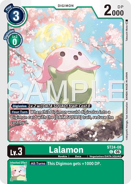 Lalamon [ST24-08] [Starter Deck: Data Squad] | Black Swamp Games