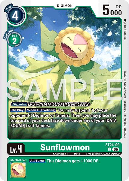 Sunflowmon [ST24-09] [Starter Deck: Data Squad] | Black Swamp Games