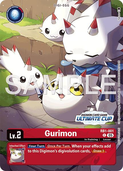 Gurimon [RB1-001] (Ultimate Cup 26-27 Season 1 Participant) [Resurgence Booster] | Black Swamp Games